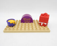 Winnie Pooh LEGO Duplo Platte mit Zubehör Honigtopf Torte lose Teile Disney