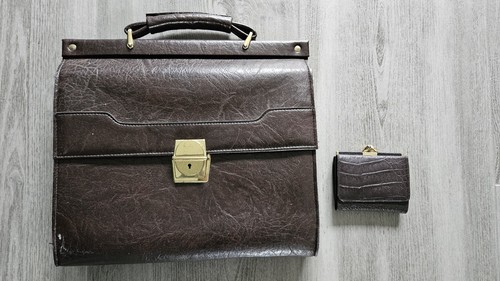 Vintage aktentasche leder - vintage,