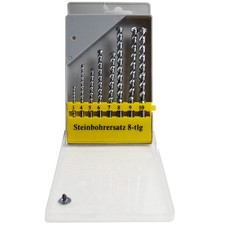 50x Bohrersatz Spiralbohrer Steinbohrer Betonbohrer 8tlg. SBS3 M805 LAGERWARE