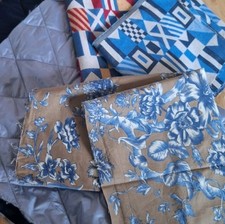 Schönes Patchwork Stoffpaket Stoffreste zum Basteln Nähen  Viele Stoffe eingeste
