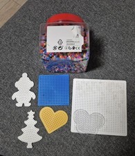 Großes Bügelperlen Set mit 6 Schablonen