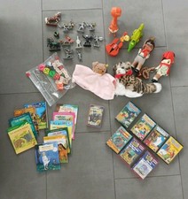 Spielzeug Set - Steiff, PIXI, Kassetten,Ritter, Figuren, Mecki, Würfel