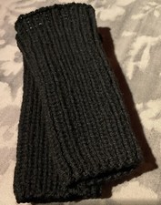 Pulswärmer Armstulpen Schwarz 16cm frisch handgestrickt - Stay Warm ?