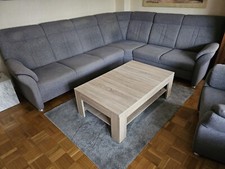 Wohnlandschaft L Form und Sessel 