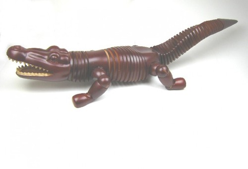 Modellpuppe krokodil 76cm - krokodil,