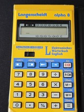 Langenscheidt alpha 8 - Elektronisches Wörterbuch Englisch mit Rechner