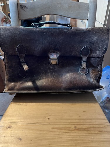 Alte ledertasche arbeitstasche - alte,