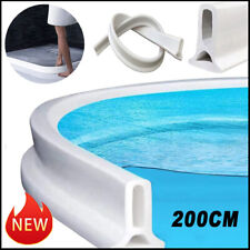 Badezimmer Wasser Stopper Streifen Silikon Dusche Damm Trocken&Nass Trennung 2M