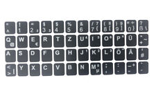 DEUTSCHE Tastatur aufkleber - schwarz MATT 48 Tasten - für ASUS EeePC 900