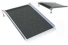 Stufenrampe höhenverstellbar