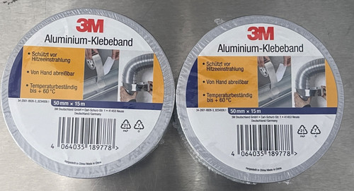 Aluminium klebeband - 2x,