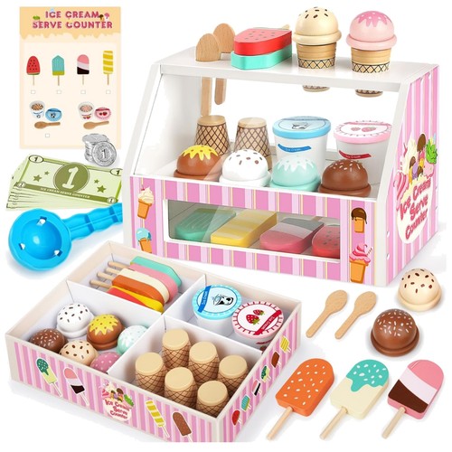 Holz eisdiele kinder spielzeug - eisdiele,