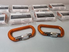 NEU 10 x Skylotec H-176-SC Ovalkarabiner Schrauber Schraubkaranbiner Klettern
