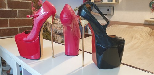 High heels rot - 22, mit
