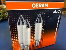 10x OSRAM CHRISTMAS CANDLES für Weihnachtslichterkette für Außen 7W  CAK15 6141