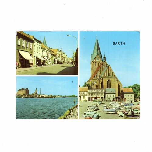 Ansichtskarte barth markt - ak, /