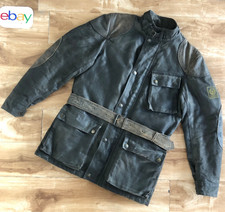 Belstaff BLASTER HARDWICK 1937 jacket, waxed cotton/ leinen, dark olive, size L