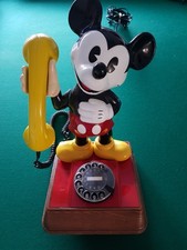 Altes Telefon Micky Maus Mickey Mouse 70er Jahre mit Drehscheibe
