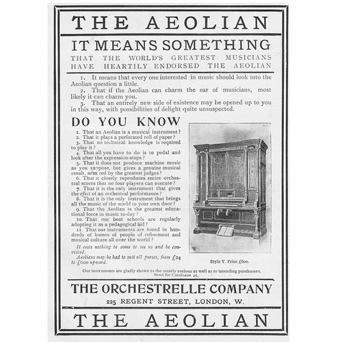 Orchestrelle the aeolian - co,