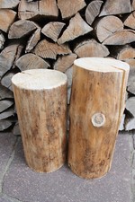 2 Baumstämme # 32+37cm hoch #