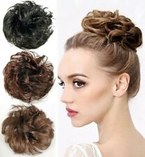 Kleine Haarteil Haarknoten Zopfgummi Haargummi Scrunchie Voluminös Dutt Ø-12cm