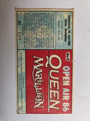 Alte konzertkarte ticket - konzertkarte, ticket/