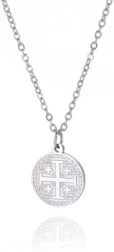 Kreuz von jerusalem - kreuz, halskette