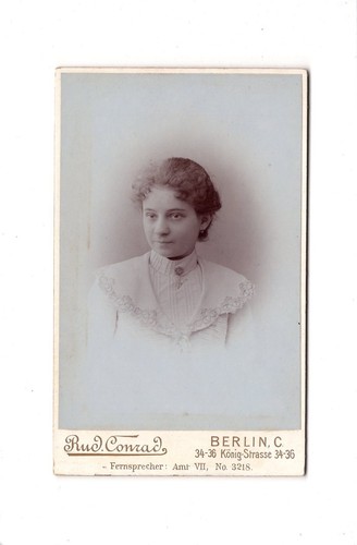 Cdv foto damenportrait - cdv,