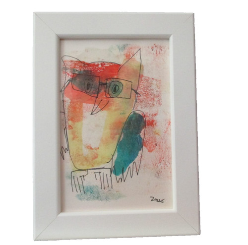 Expressives tierbild eule - expressives,