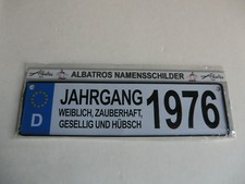 Albatros Namensschilder