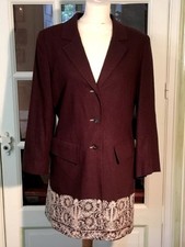 JACQUELINE RIU Longjacke braun