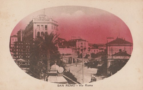 San remo via roma - ak,