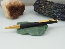 Montblanc Ballpix 784 Clipmechanik Hebel Kugelschreiber Gold/Schwarz mattiert