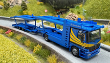 Mercedes-Benz ACTROS 1840 Autotransporter MB Dealermodedell in PC-Box Herpa 1:87