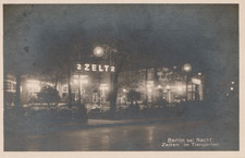 AK Berlin bei Nacht Zelten im