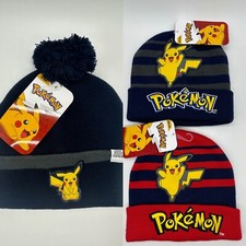 Pokemon Wintermützen Pikachu Kinder Mütze verschiedene Größen und Modelle