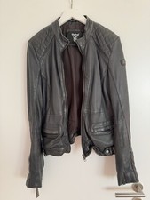 Lederjacke Damen Tigha Schwarz