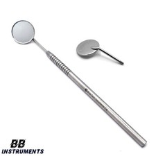 "Dental Zahnspiegel Nr.4 Mundspiegel mit Griff Edelstahl Zahnarzt Instrument"