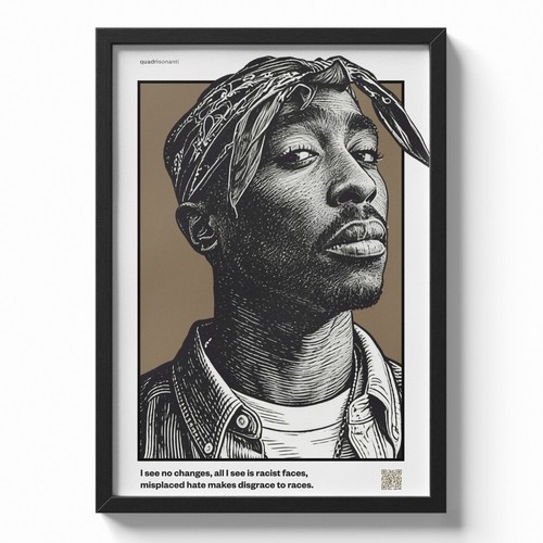 Poster tupac shakur - poster, con