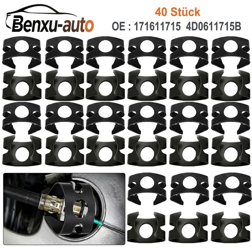 40x bremsschlauch halteclip - bremsschlauch,