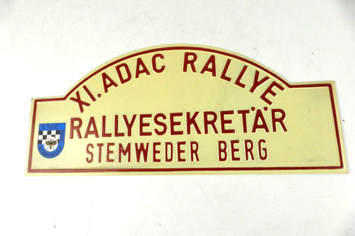 Rallye schilder blechschild - rallye,