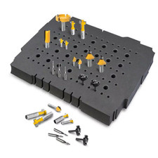 Router Bit Storage Tray for
