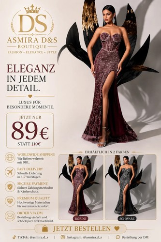 Luxus abendkleid damen - luxus,