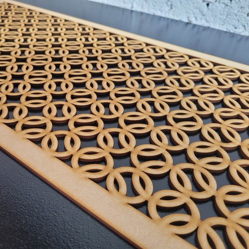 Trellis ring link decorative - trellis,