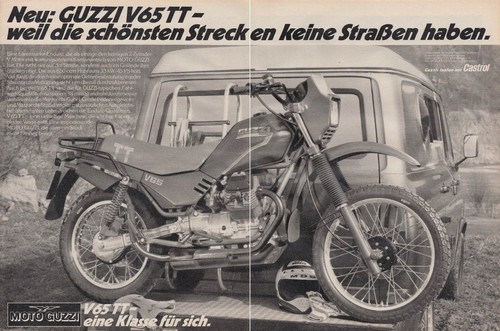 Moto guzzi reklame - moto, v