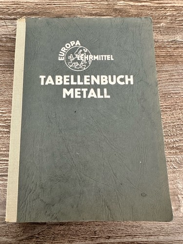 Tabellenbuch metall - tabellenbuch,