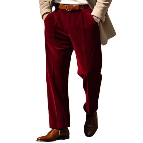 Herren samt hosen - hosen, gerades
