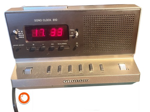 1970er grundig wecker sono - grundig, wecker,