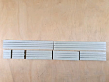 Faller AMS 4557 Gerade einspurig kompl. Set hellgrau neuwertig + Verbinder (666)