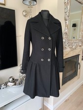 damen mantel Stefanel Gr.38 dunkelblau 